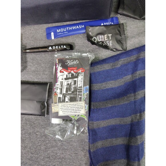 DELTA ONE TUMI  Traveling Soft Case Amenity Kit NEW Sealed - Picture 7 of 11